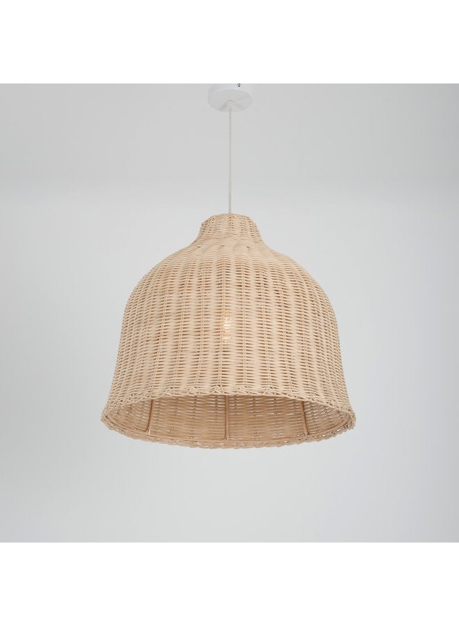 تبس هوم لمب نجفة TBS باللون بيج مصنوعة من بامبو لإضاءة المنزل والديكور - Image 2